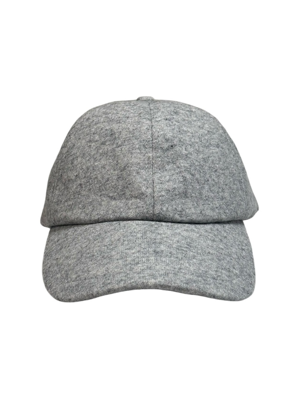 NWT H&M Recycled Wool Blend Baseball Cap Hat Grey One Size Adjustable - Picture 2 of 8